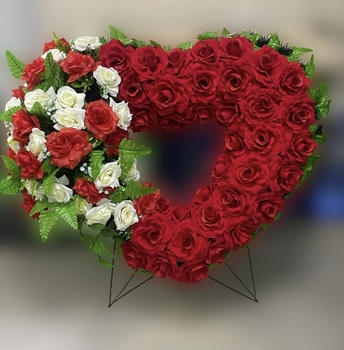 Сердце Элит красн 90*90см